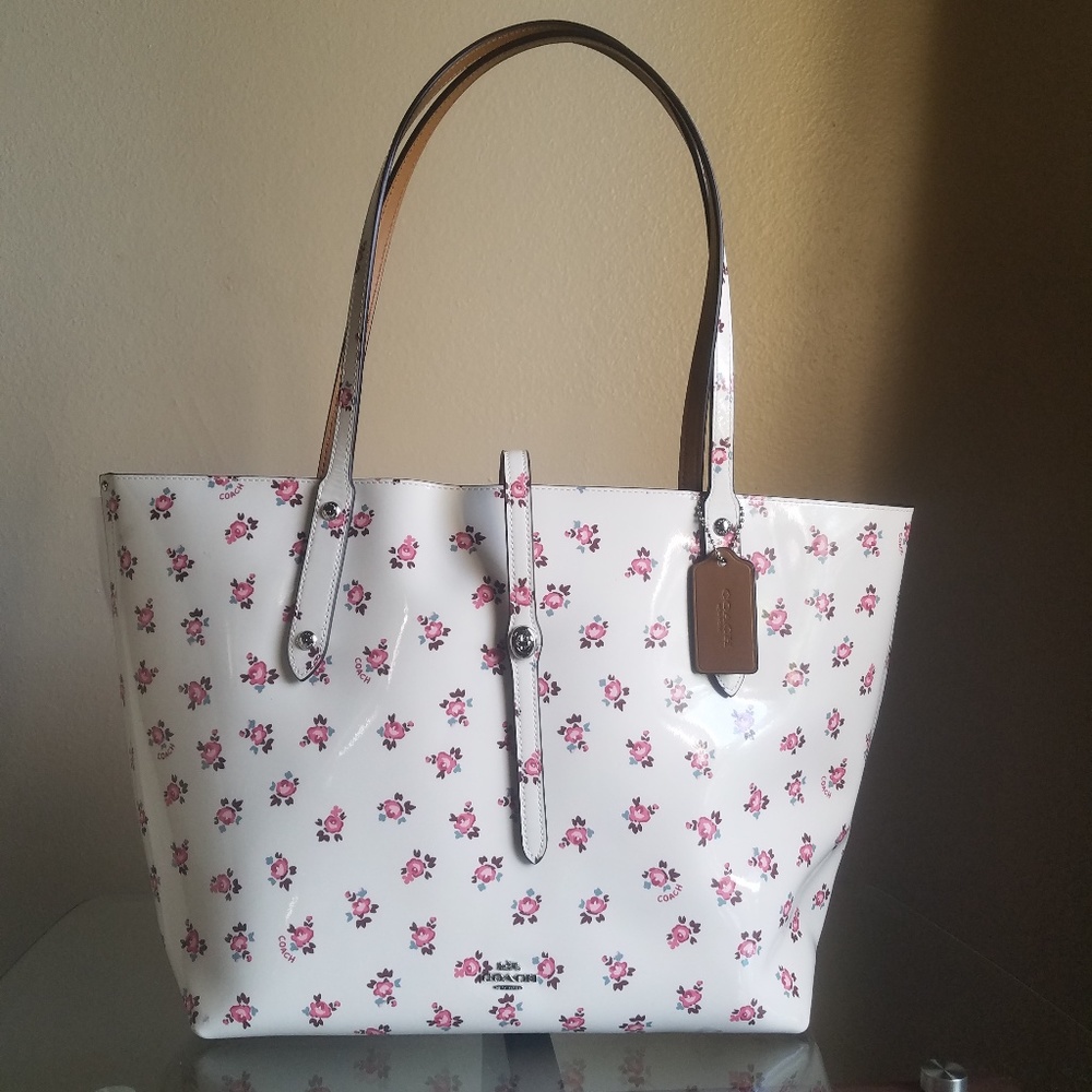 Coach Floral Bloom Martket Tote